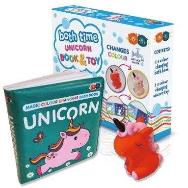 bokomslag Magic Colour Changing Bath Book & Toy - Unicorn