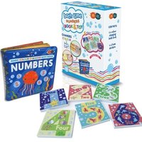 bokomslag Magic Colour Changing Bath Book & Stickers - Numbers