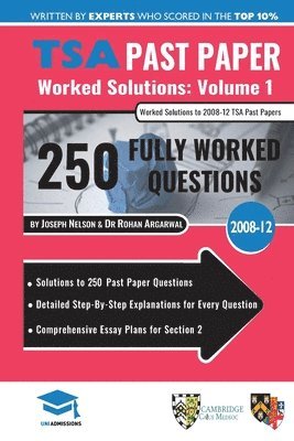 Joseph Nelson, Rohan Agarwal - TSA Past Paper Worked Solutions Volume One, Häftad