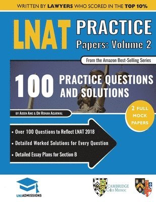 Aiden Ang, Rohan Agarwal, Dr Rohan Agarwal - LNAT Practice Papers Volume 2, Häftad
