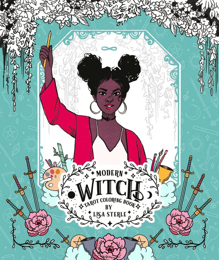 Modern Witch Tarot Coloring Book 1