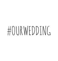 bokomslag #OURWEDDING, Wedding Guest Book, Our Wedding, Bride and Groom, Special Occasion, Love, Marriage, Comments, Gifts, Well Wish's, Wedding Signing Book(Hardback)