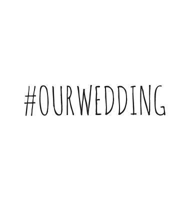 bokomslag #OURWEDDING, Wedding Guest Book, Our Wedding, Bride and Groom, Special Occasion, Love, Marriage, Comments, Gifts, Well Wish's, Wedding Signing Book(Hardback)
