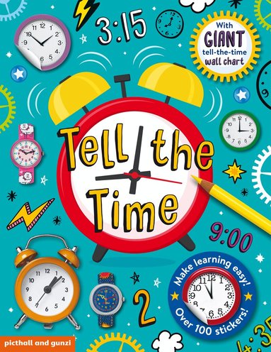 Chez Picthall - Tell The Time Sticker Book, Häftad