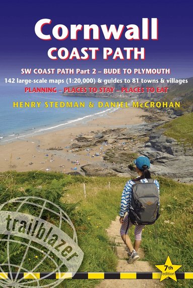 Henry Stedman, Joel Newton - Cornwall Coast Path Trailblazer walking guide, Häftad