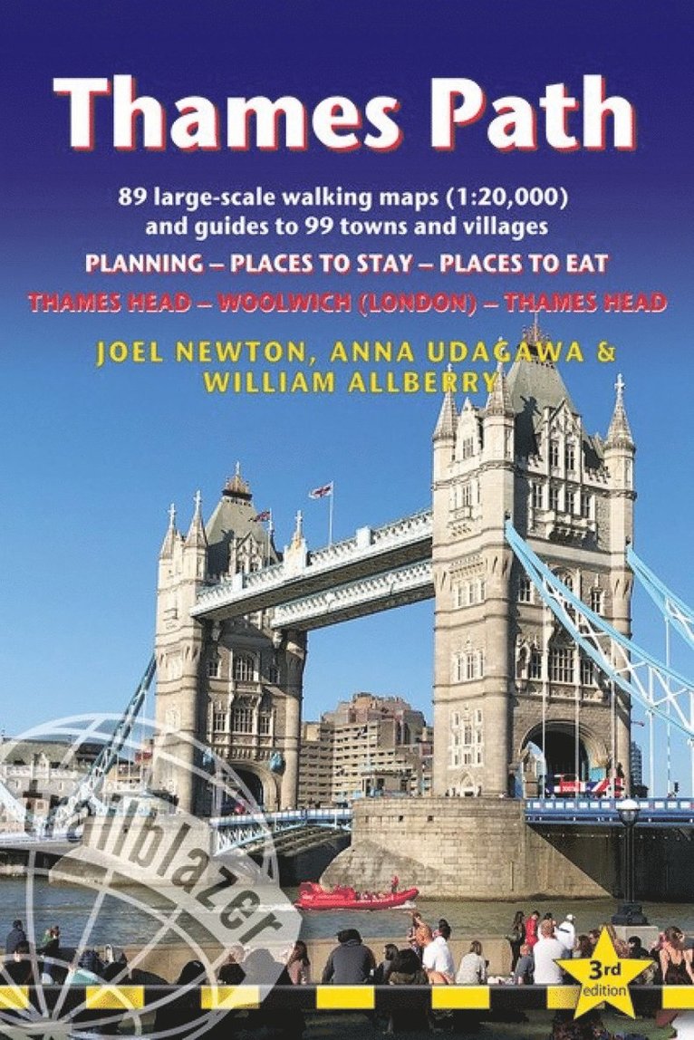 Joel Newton, Anna Udagawa - Thames Path Trailblazer Walking Guide 3e, Häftad