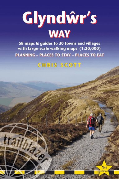 Chris Scott - Glyndwr's Way Trailblazer Walking Guide 1e, Häftad