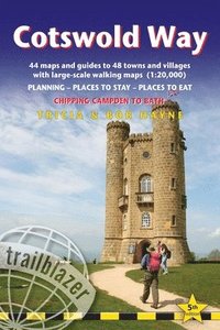 bokomslag Cotswold Way Trailblazer Walking Guide 5e