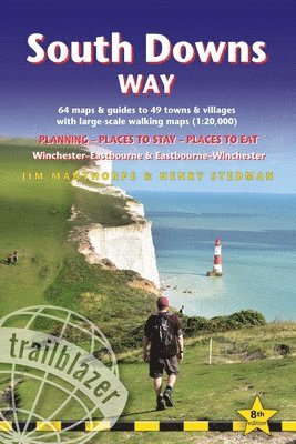 bokomslag South Downs Way Trailblazer Walking Guide 8e