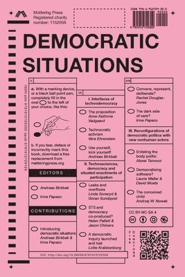 Andreas Birkbak, Irina Papazu, Irina Papas - Democratic Situations, Häftad