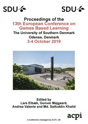 bokomslag ECGBL19 - Proceedings of the 13th European Conference on Game Based Learning