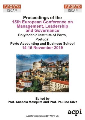 bokomslag ECMLG19 - Proceedings of the 15th European Conference on Management, Leadership and Governance