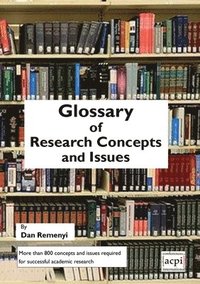 bokomslag A Glossary of Research Concepts and Issues