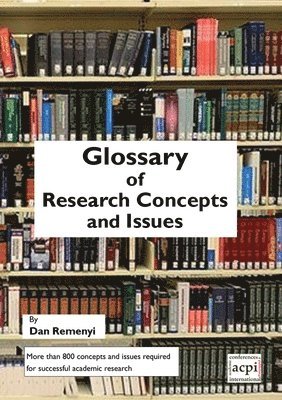 A Glossary of Research Concepts and Issues 1