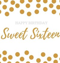 bokomslag Happy 16th Birthday Guest book Sweet Sixteen