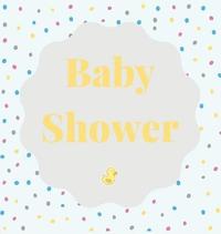 bokomslag Baby shower guest book (Hardcover)