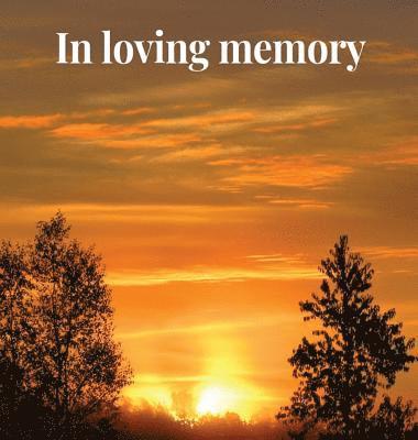 bokomslag Memorial Guest Book (Hardback cover)