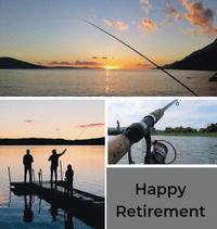 bokomslag Fishing Retirement Guest Book (Hardcover)