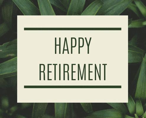 Happy Retirement Guest Book (Hardcover) 1