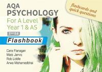 bokomslag AQA Psychology for A Level Year 1 & AS Flashbook: 2nd Edition