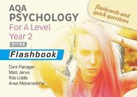 bokomslag AQA Psychology for A Level Year 2 Flashbook: 2nd Edition