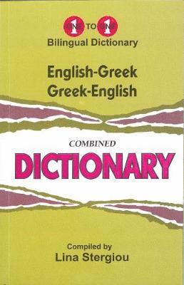 L Stergiou, L. Stergiou - English-Greek & Greek-English One-to-One Dictionary (exam-suitable), Häftad