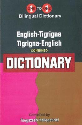 T Hailegebriel - English-Tigrigna & Tigrigna-English One-to-One Dictionary (exam-suitable) - Tigrinya, Häftad