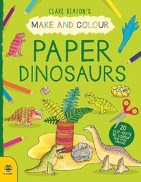 bokomslag Make & Colour Paper Dinosaurs