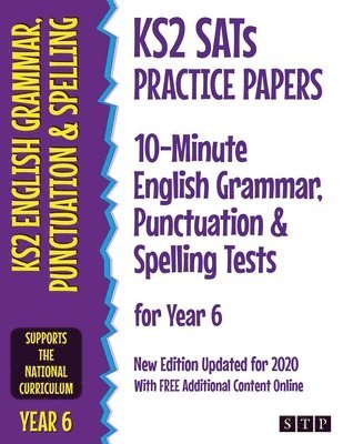 bokomslag KS2 SATs Practice Papers 10-Minute English Grammar, Punctuation and Spelling Tests for Year 6