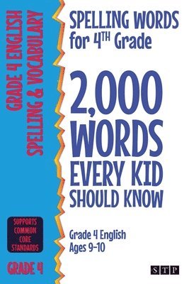 STP Books, Stp Books - Spelling Words for 4th Grade, Häftad