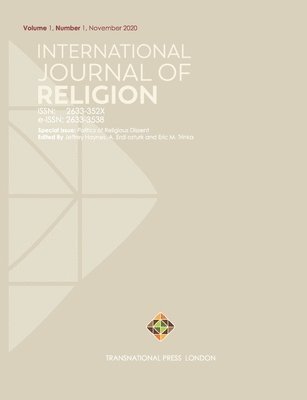 International Journal of Religion: Volume 1, Number 1 - November 2020 1