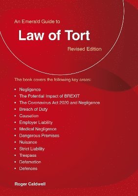 Emerald Guide to Law of Tort