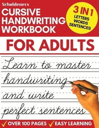 bokomslag Cursive Handwriting Workbook for Adults