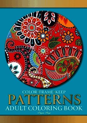 Color Frame Keep. Adult Coloring Book PATTERNS
