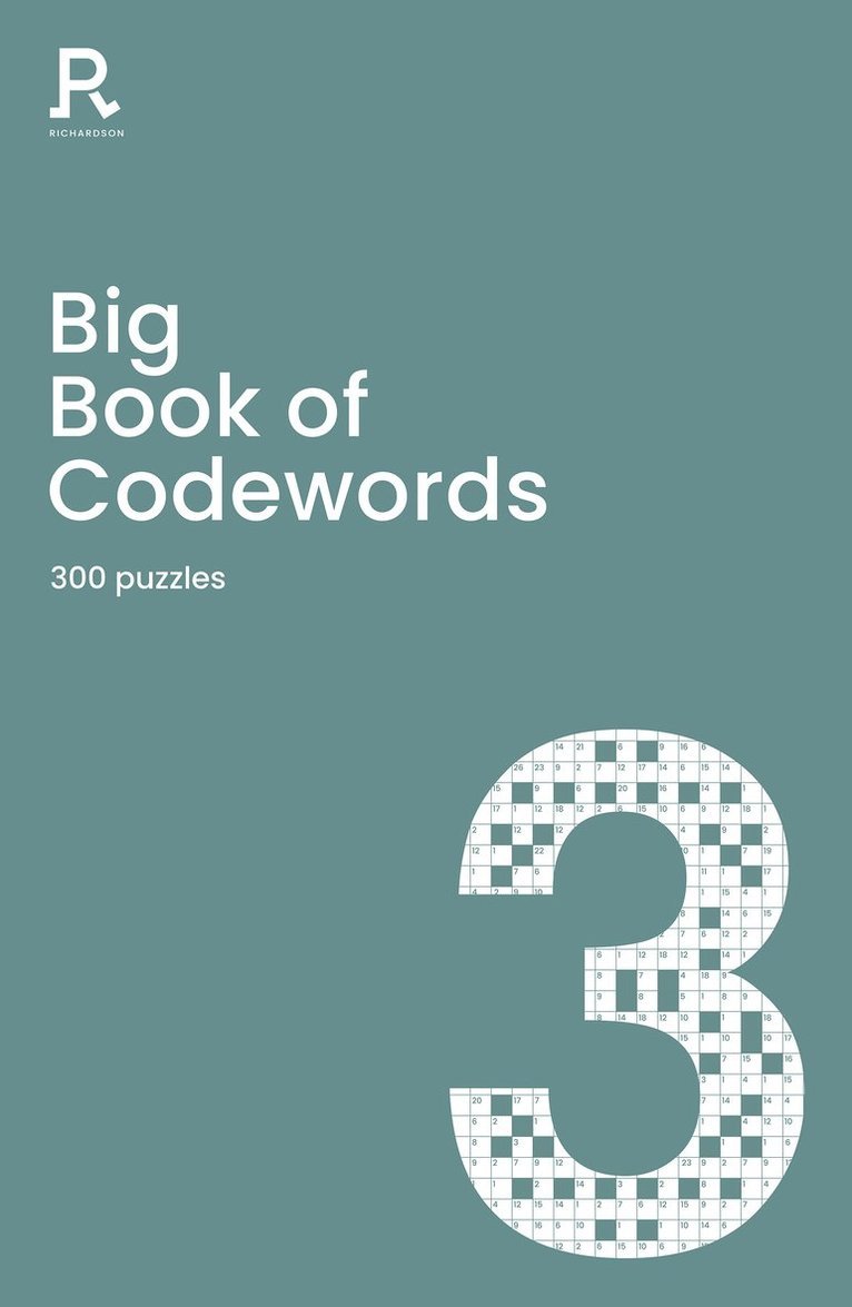 Richardson Puzzles and Games - Big Book of Codewords Book 3, Häftad