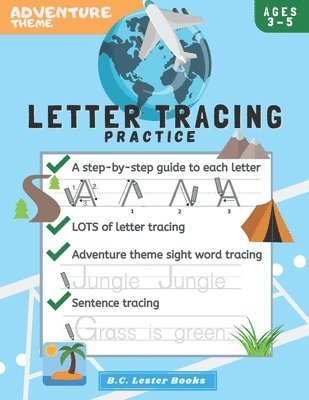 bokomslag Adventure Theme Letter Tracing Practice