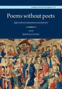 bokomslag Poems without Poets