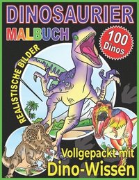 bokomslag Dinosaurier Malbuch: Eine Sammlung Prähistorischer Ausmalbilder Für Kinder