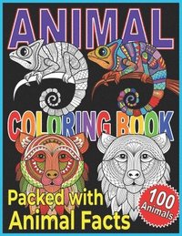 bokomslag Animal Coloring Book: Animal Coloring Book For Kids. A Color, Discover, and Learn Coloring Book.