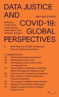 bokomslag Data Justice and COVID-19: Global Perspectives