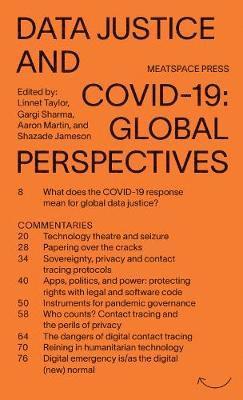 Linnet Taylor, Gargi Sharma, Aaron Martin, Shazade Jameson - Data Justice and COVID-19: Global Perspectives, Häftad