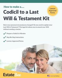 bokomslag Codicil to a Last Will & Testament Kit