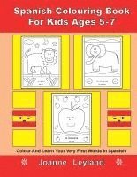 bokomslag Spanish Colouring Book For Kids Ages 5-7