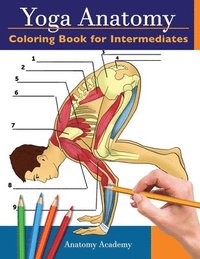 bokomslag Yoga Anatomy Coloring Book for Intermediates