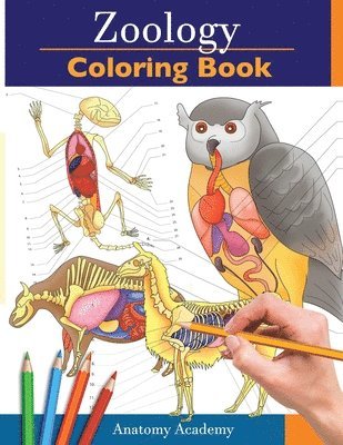 Anatomy Academy - Zoology Coloring Book, Häftad