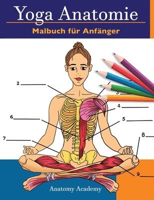 Anatomy Academy - Yoga Anatomie Malbuch für Anfänger, Häftad