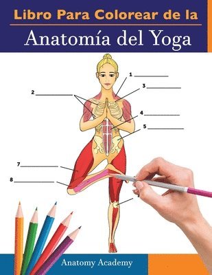 bokomslag Libro Para Colorear de la Anatoma del Yoga