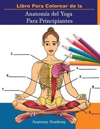 bokomslag Libro Para Colorear de la Anatomia del Yoga Para Principiantes