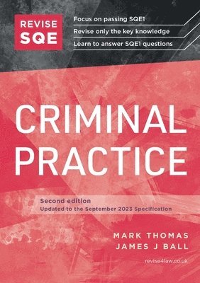 Revise SQE Criminal Practice 1