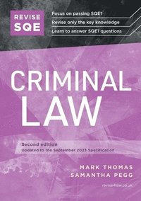 bokomslag Revise SQE Criminal Law